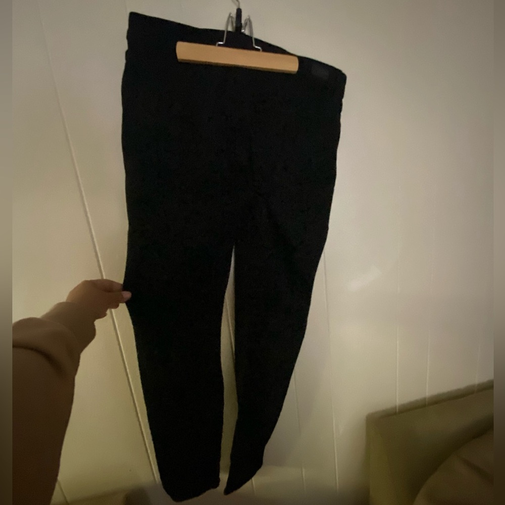Paige black jeans. High waisted skinny. Size 32.